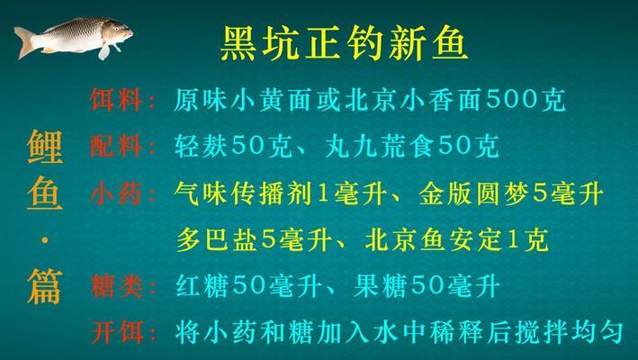 春季钓鱼饵料的搭配技巧（提高钓鱼效果的关键饵料选择）