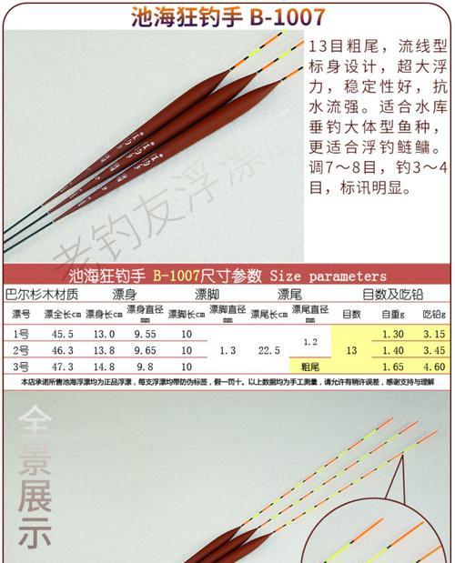 河里钓鱼浮漂技巧（掌握浮漂技巧让钓鱼更轻松）